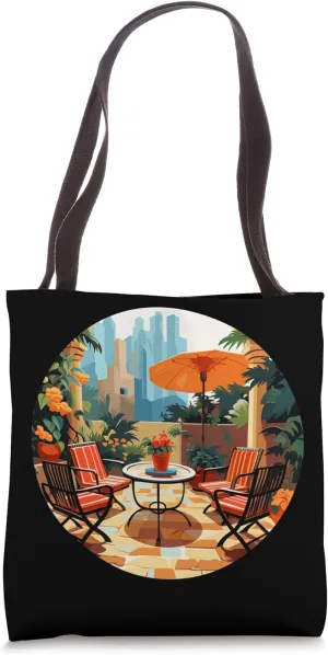 Cool Courtyard Costume for Spring Season and Summertime Tote Bag