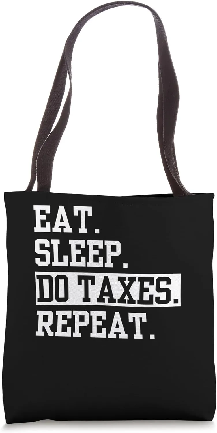 Cool Tax Season Art For Men Women Accountant Tax Preparer Tote Bag