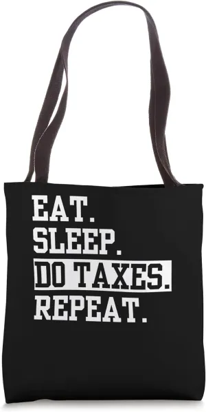 Cool Tax Season Art For Men Women Accountant Tax Preparer Tote Bag