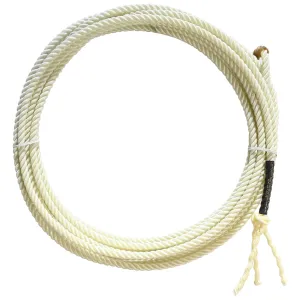 Cowboy Cordage **LEFT HAND** 3-Strand White Uoza Black Label Calf Rope