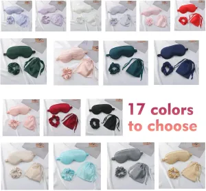 Custom Sleep Mask Personalized Silk Sleeping Eye Mask for Birthday Wedding Bridesmaid Customized Name & Birthflower