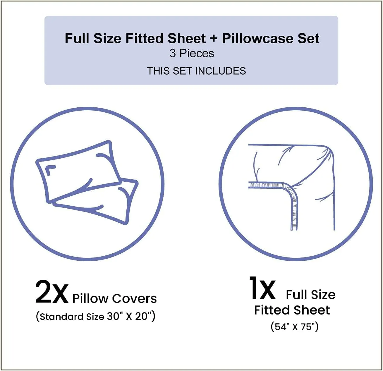 Decorative Fitted Sheet Set Full Size, Windmill Deep Pockets Fitted Sheet & 2 Pillow Sham Set, South Australia Mountains Barren Land Summer Printed Microfiber Bedding 3pc Set, for Women & Men Bedding