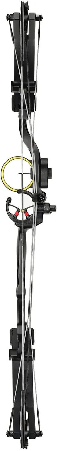 DIAMOND ARCHERY Youth Atomic Bow - Fully Adjustable Equipped Durable Compound Bow | 6-29 LBS Draw Weight | 12"-24" Draw Length | 191 FPS