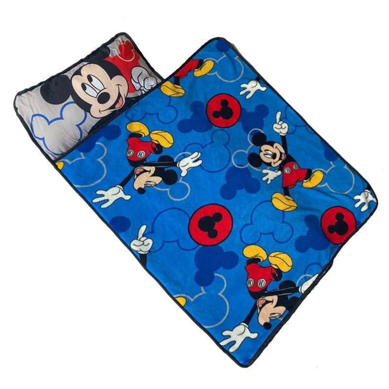 Disney Assorted Kids Portable Rolled Nap Mats/Sleeping Bags - With Pillow