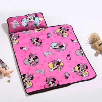 Disney Assorted Kids Portable Rolled Nap Mats/Sleeping Bags - With Pillow