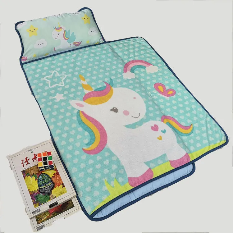 Disney Assorted Kids Portable Rolled Nap Mats/Sleeping Bags - With Pillow