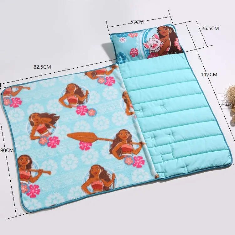 Disney Assorted Kids Portable Rolled Nap Mats/Sleeping Bags - With Pillow