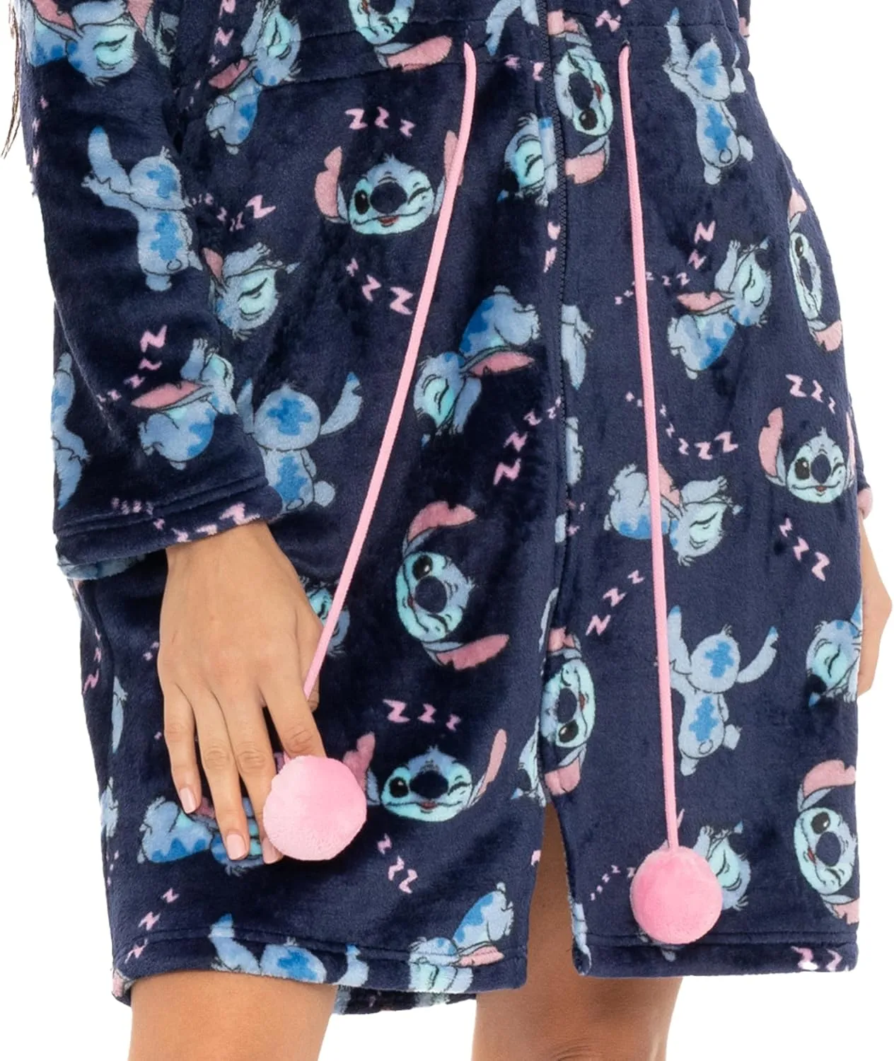 Disney Lilo and Stitch Robe | Stitch Bathrobe For Women | Ladies Bathrobe With Hood | Sizes S-L