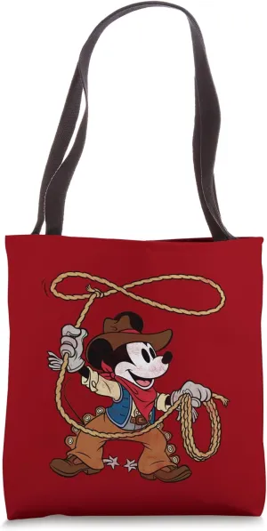 Disney Mickey Mouse Cowboy Costume Western Vintage Look Tote Bag