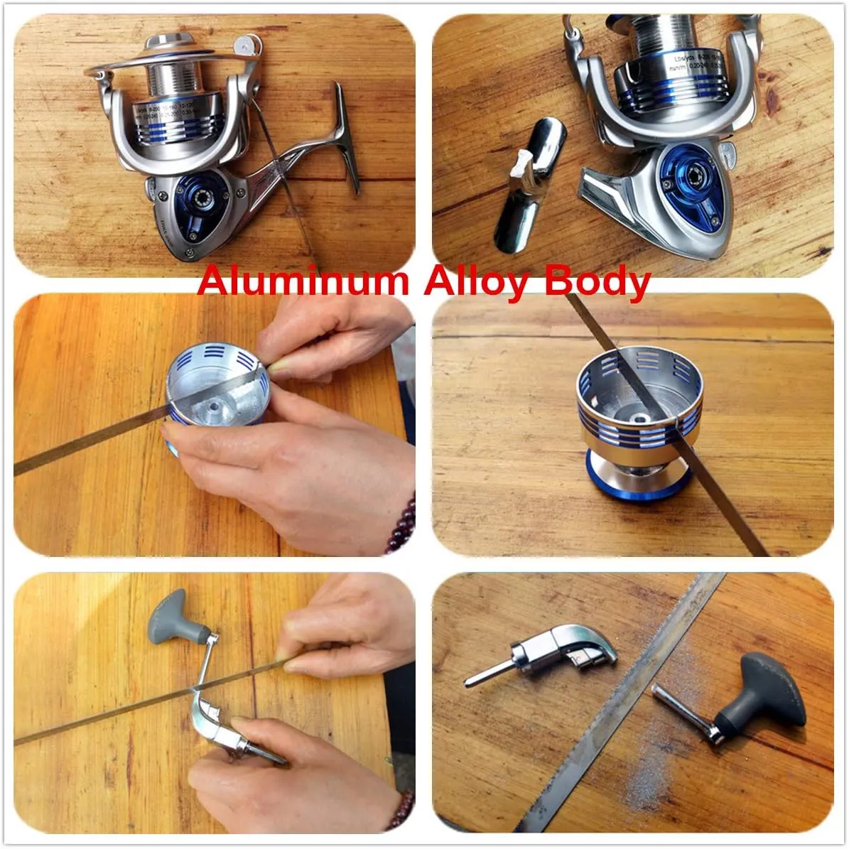 Diwa Spinning Fishing Reels for Saltwater Freshwater 3000 4000 5000 6000 7000 Spools Ultra Smooth Ultralight Powerful Trout Bass Carp Gear Stainless Ball Bearings Metal Body Ice Fishing Reels