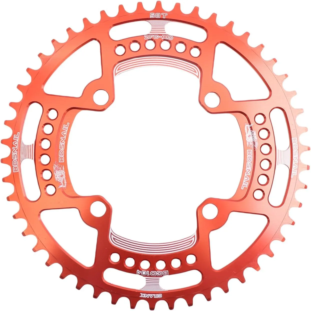 DJC Bike Chainring 104BCD Round/Oval 30t 32t 34t 36t 38t 40t 42t 44t 46t 48t 50t 52t Tooth Narrow Wide 7/8/9/10/11/12 Speed Ultralight MTB Mountain Bike 104 BCD Chainwheel