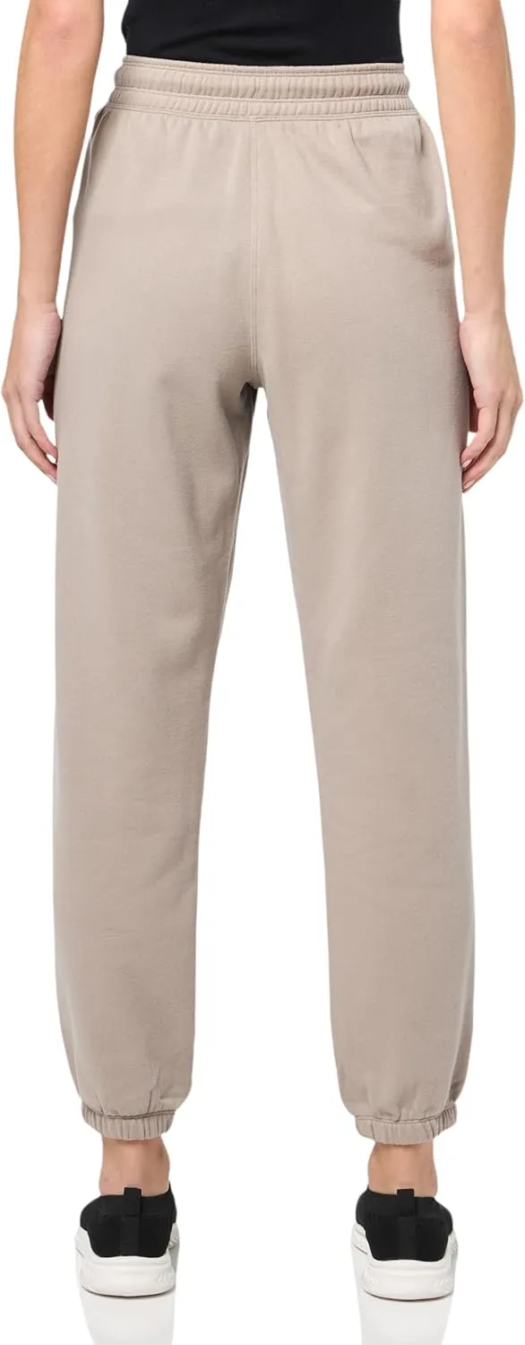 DKNY womens Varsity Embroidered Logo Jogger Fleece Sweatpant