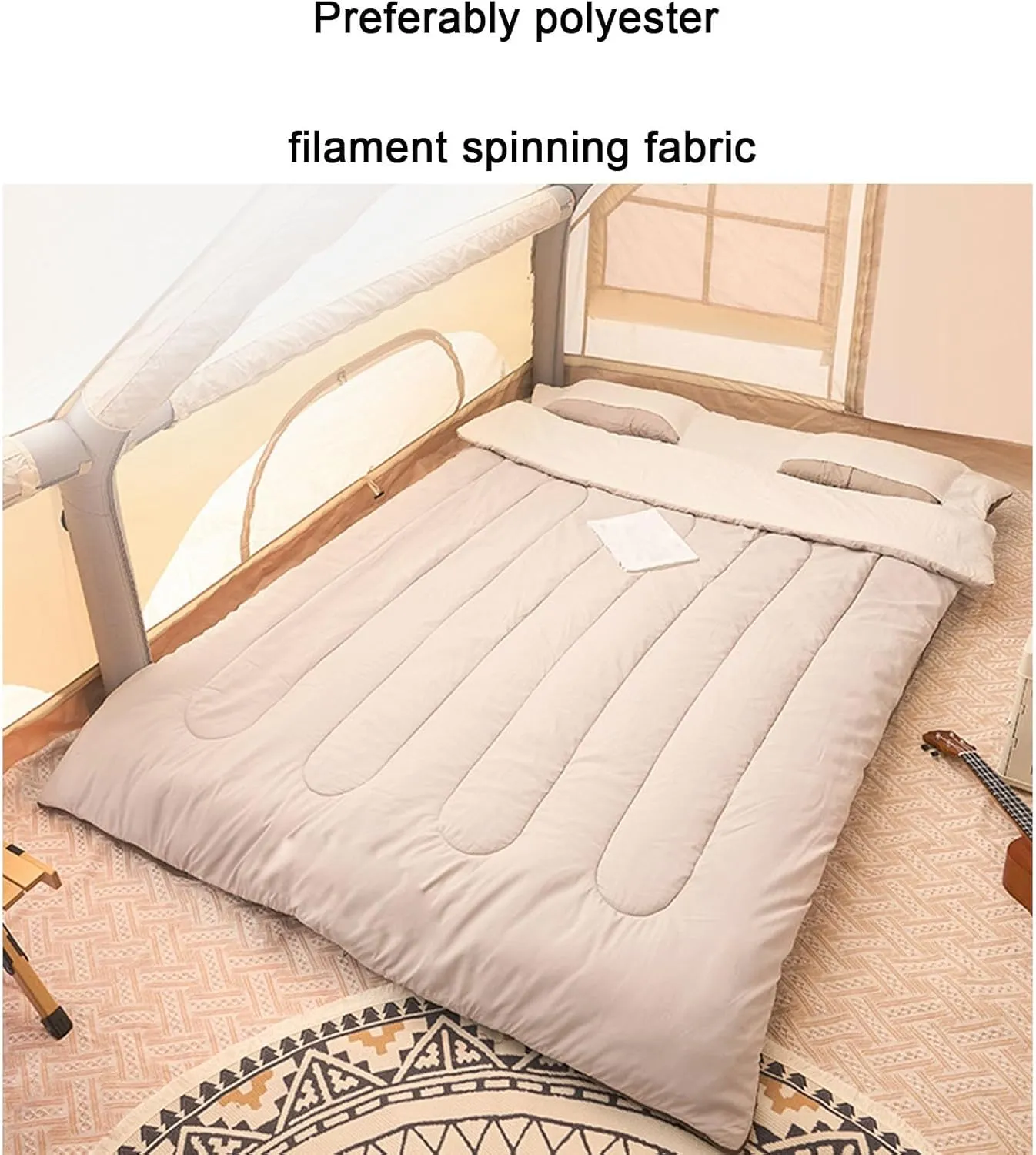 Double Sleeping Bags, Adult Outdoor Camping Sleeping Bags, Warm Tents with Portable Sleeping Bags
