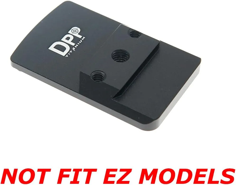 DPP Titanium Red Dot Mount/Plate/Adapter Compatible with Smith & Wesson M&P TrijiconRMR/SRO&Holosun 407C/507C/508T