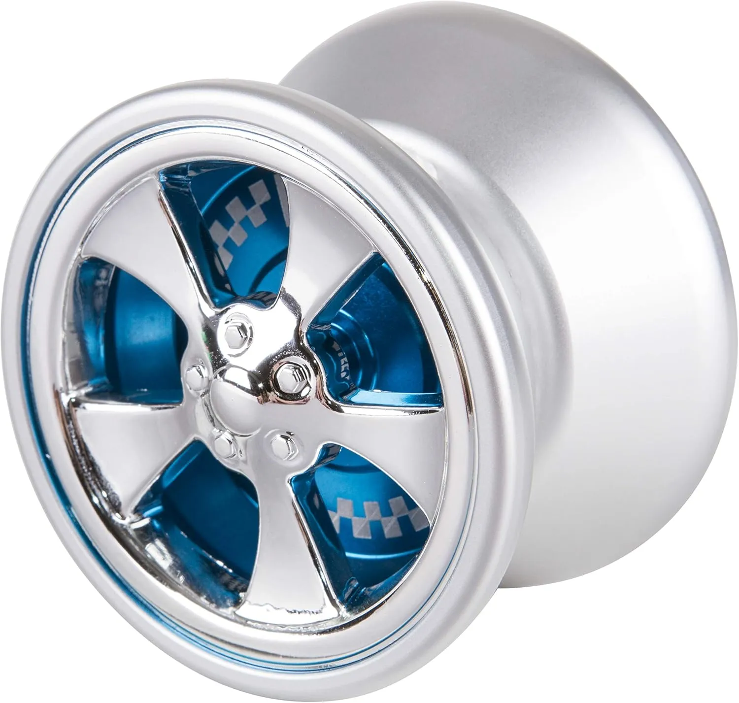 Duncan Toys Metal Racer Yo-Yo, Aluminum Advanced Level Yo-Yo with Racer Caps and SG Sticker Response, Blue