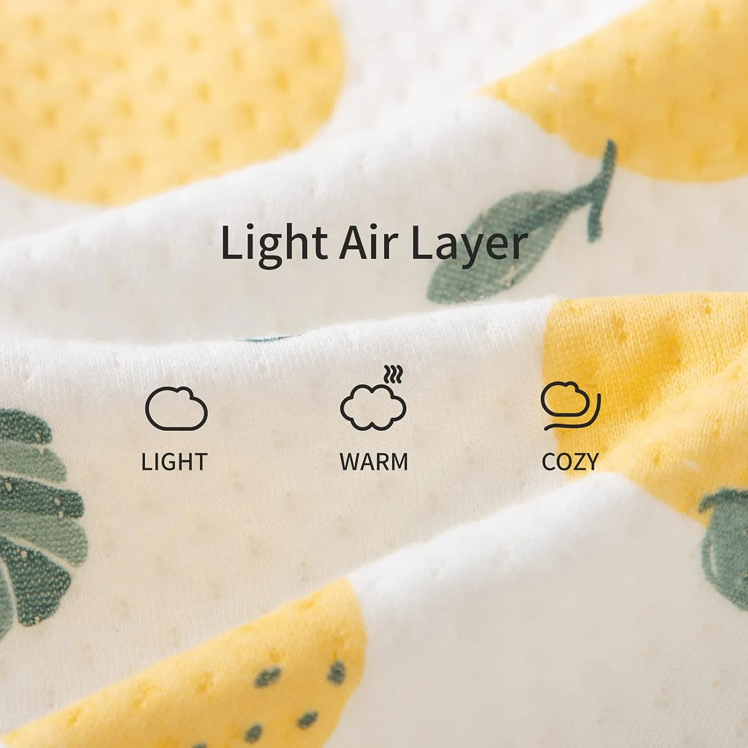 Duomiaomiao 1.0 TOG Super Breathable Toddler Sleep Sack 12-24 Months 100% Cotton Four Season Sleep Sack with Feet, Quilted Comfy Toddler Wearable Blanket