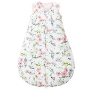 Duomiaomiao 1.5 TOG Baby Sleep Sack 100% Cotton Four Season Baby Wearable Blanket, Breathable Comfy Toddler Sleeping Sack