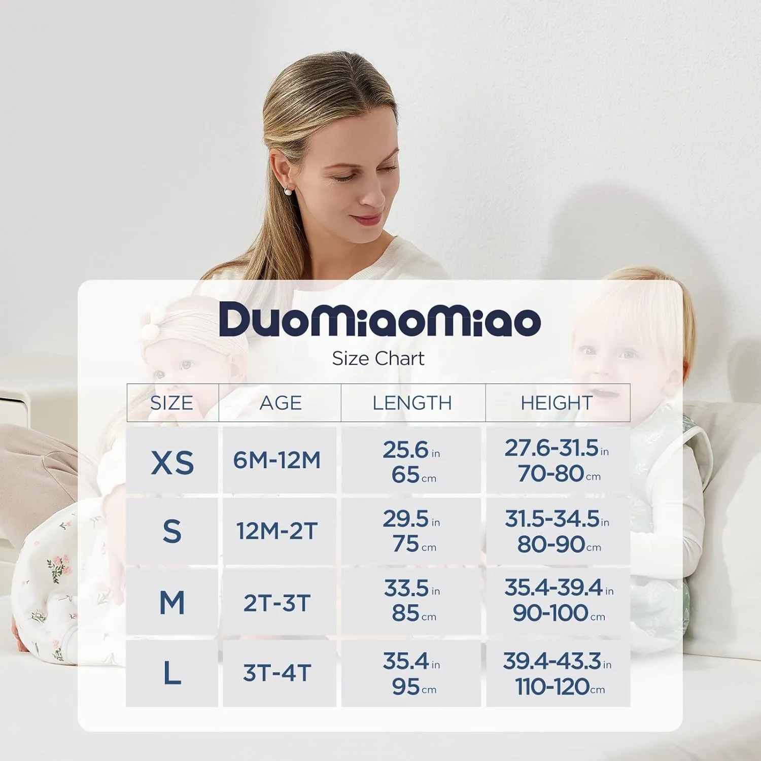 Duomiaomiao 1.5 TOG Toddler Sleep Sack 36-48 Months 100% Cotton Four Season Side Open Zipper Baby Sleep Sack with Feet, Breathable Toddler Wearable Blanket