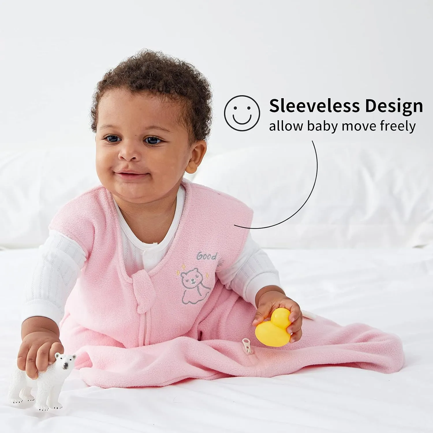 Duomiaomiao Unisex Baby Sleep Sack, Baby Sleeping Bag, Baby Wearable Blanket for Toddler Girls Boys