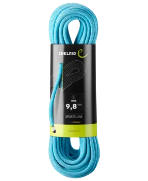 Edelrid Boa 9.8mm Dynamic Climbing Rope 60m - Blue