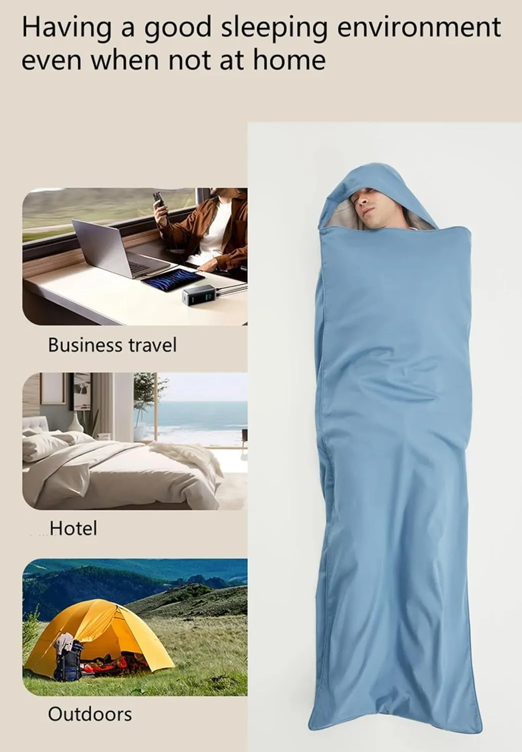 EMF & 5G Radiation Shielding Sleeping Bag, RF Shielding WiFi Anti Radiation Pregnancy Protection Blanket Fabric Faraday Cover