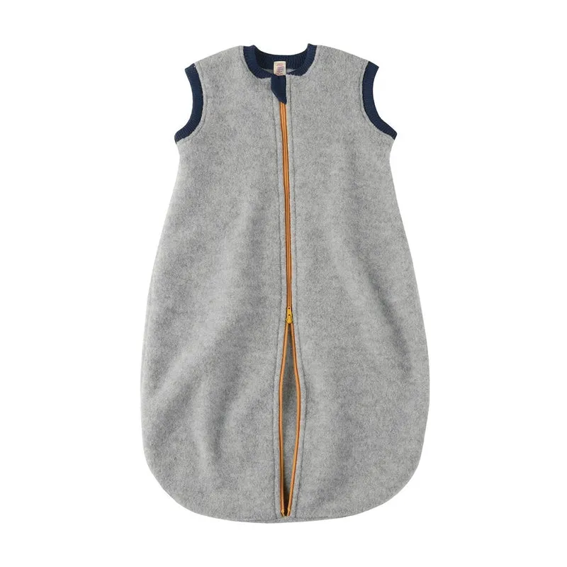 Engel  Organic wool fleece sleeping bag light gray melange