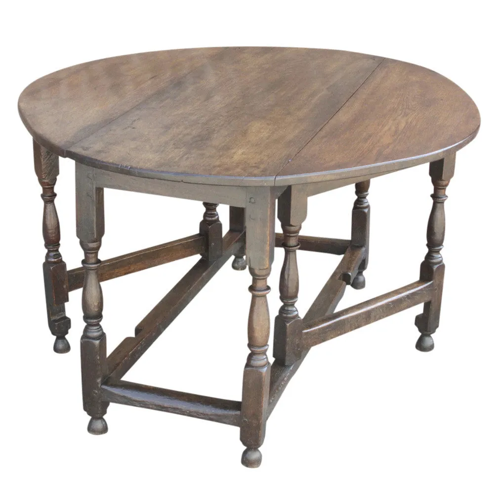 English Oak Gateleg Table