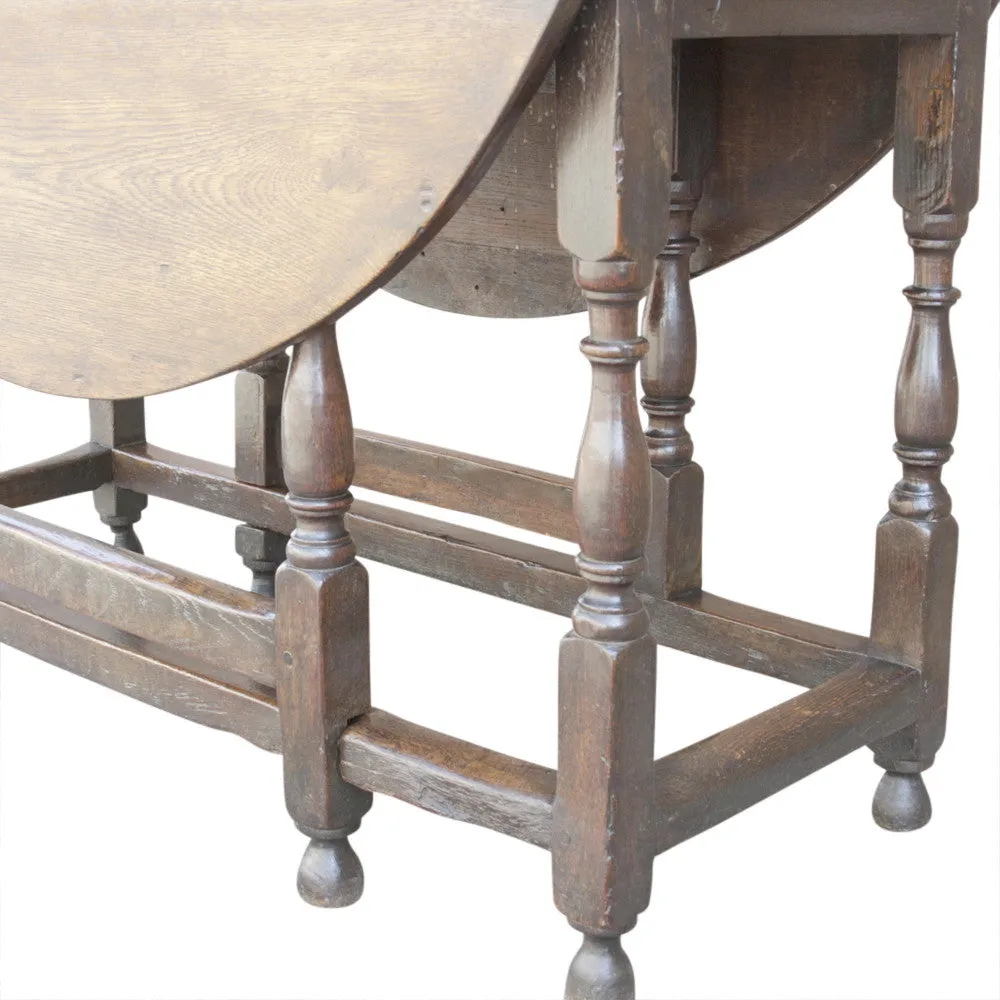 English Oak Gateleg Table