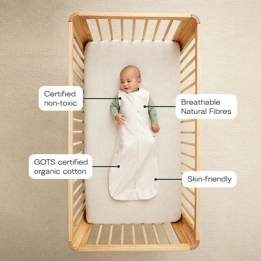 ergoPouch 1.0 Tog Jersey Sleeping Bag – Arms-Out Baby Sleep Sack – Soft, Breathable & Comfortable (3-12 Months, Oatmeal Marle)