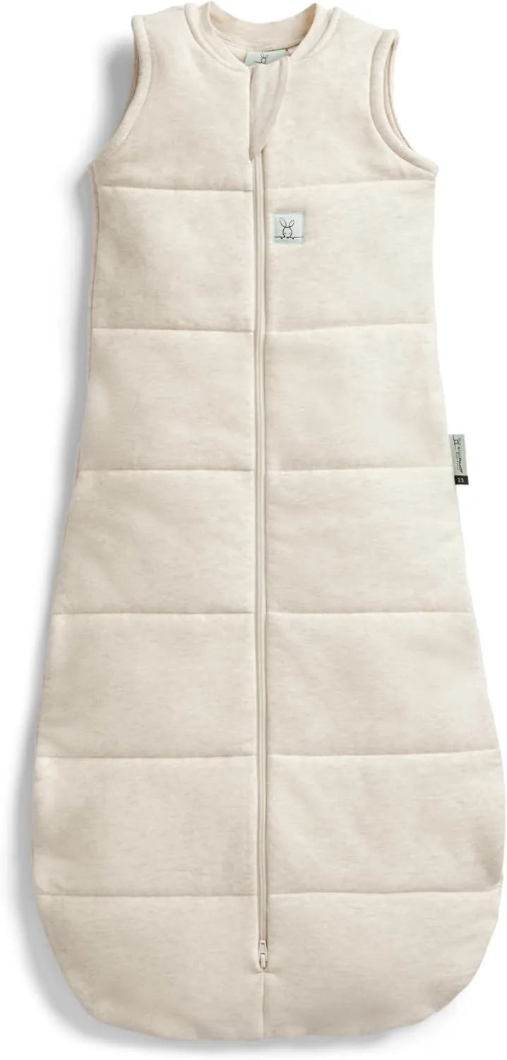 ergoPouch 1.0 Tog Jersey Sleeping Bag – Arms-Out Baby Sleep Sack – Soft, Breathable & Comfortable (3-12 Months, Oatmeal Marle)