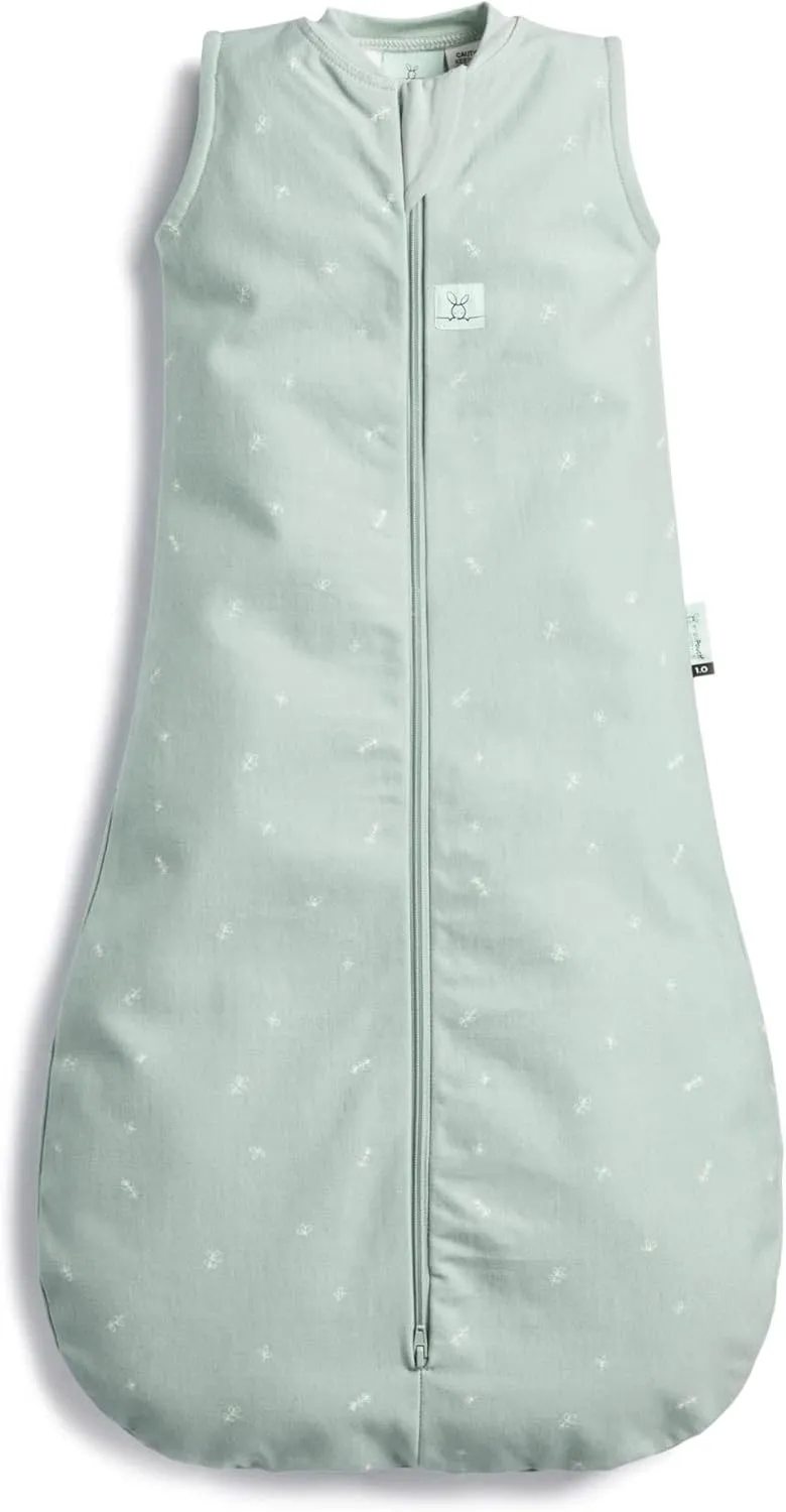 ergoPouch 1.0 Tog Jersey Sleeping Bag – Arms-Out Baby Sleep Sack – Soft, Breathable & Comfortable (3-12 Months, Sage)