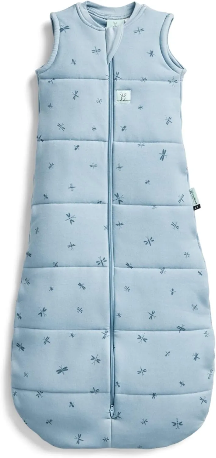 ergoPouch 2.5 Tog Jersey Sleeping Bag – Arms-Out Baby Sleep Sack – Soft, Breathable & Comfortable (8-24 Months, Dragonflies)