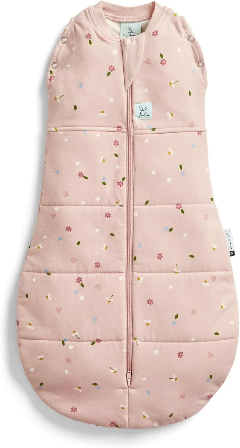 ergoPouch 3.5 TOG Cocoon Baby Sleep Sack 3-6 Months, Swaddle Sleeping Bag, Temperature Control Wearable Blanket (Daisies)