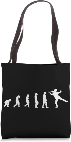 Evolution Snowball Fight Snow Ball Snowing Snowfall Winter Tote Bag