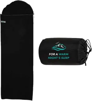 FE Active Sleeping Bag Liner Camping Bed Liner Soft Polyester OR Fleece