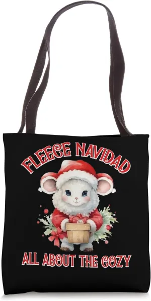 Festive Warmth - Fleece Navidad: All About the Cozy! Tote Bag