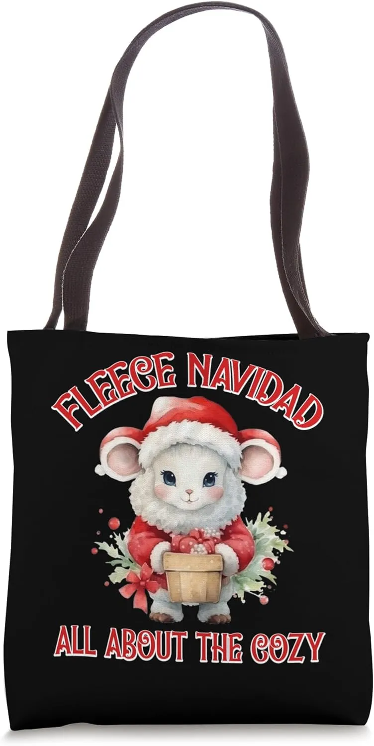 Festive Warmth - Fleece Navidad: All About the Cozy! Tote Bag