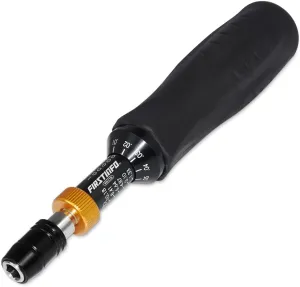 FIRSTINFO H5178 Precision Certified Torque Limiting Screwdriver, 1/4 Inch Hex Quick Release Bit Holder, 0.1-1.2 Nm/1.33-10.18 In-lb with Double Scale