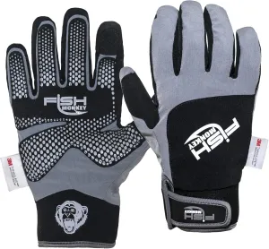 Fish Monkey Dry-Tec Waterproof Insulated Fishing Gloves, 40g Thinsulate Insulation with Non-Slip Palm and Screen Touch Index Fingers for Women and Men