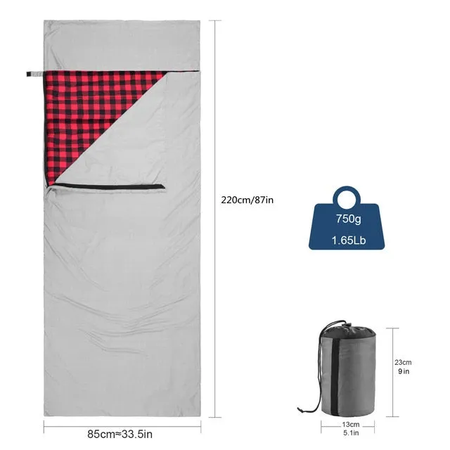 Flannel Heated Sleeping Bag