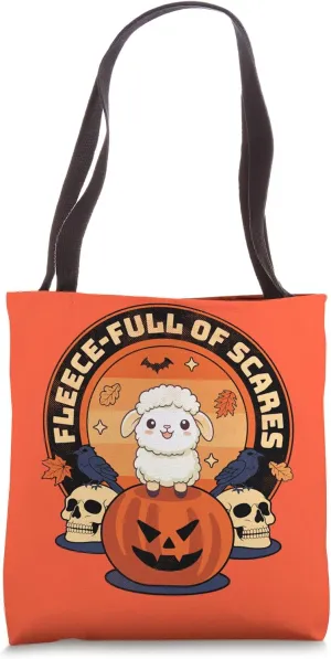 Fleece-full of Scares - Woolly Halloween Frights Tote Bag