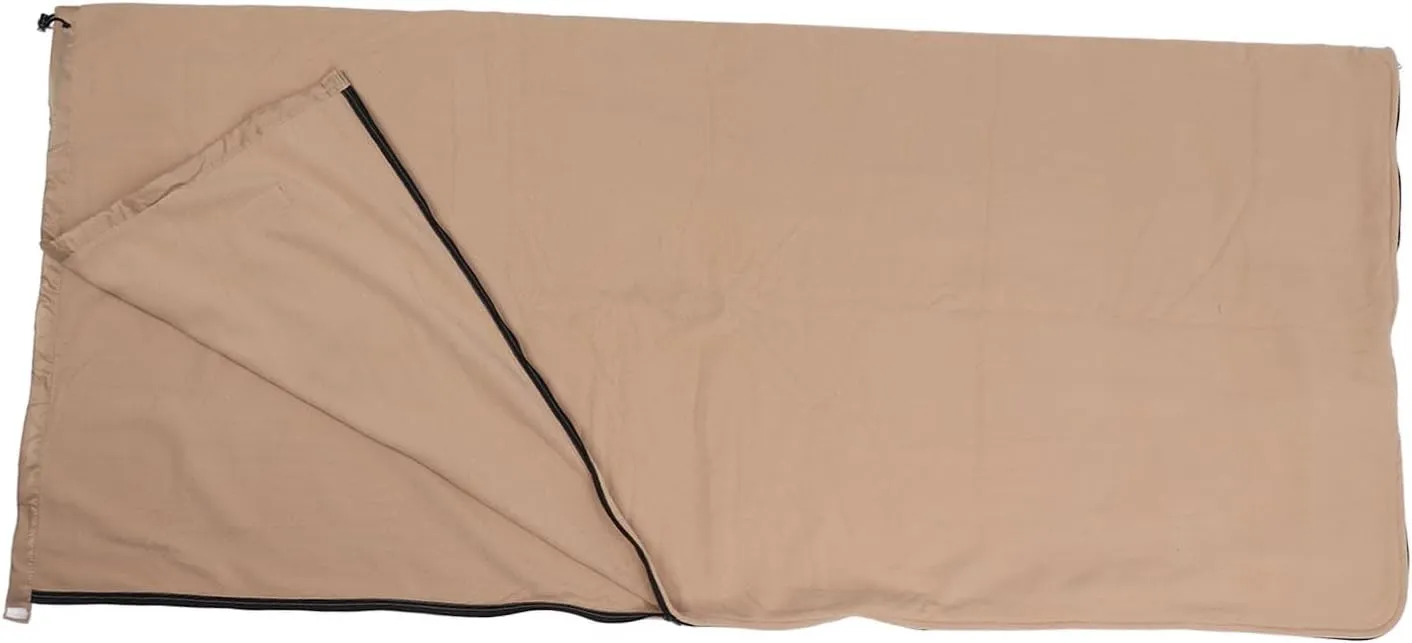 Fleece Sleeping Bag Liner, Super Thick Portable Duarble Sleeping Bag Liner for Travel