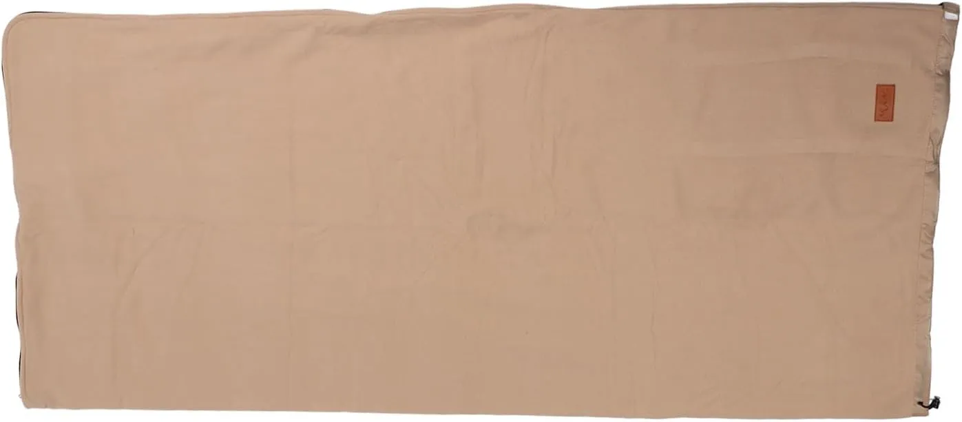Fleece Sleeping Bag Liner, Super Thick Portable Duarble Sleeping Bag Liner for Travel