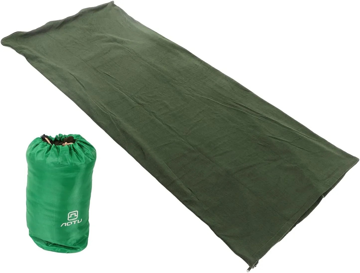 Fleece Sleeping Bag, Portable Sleeping Bag Warm Camping Blanket for Adults Outdoor Camping Hiking Climbing