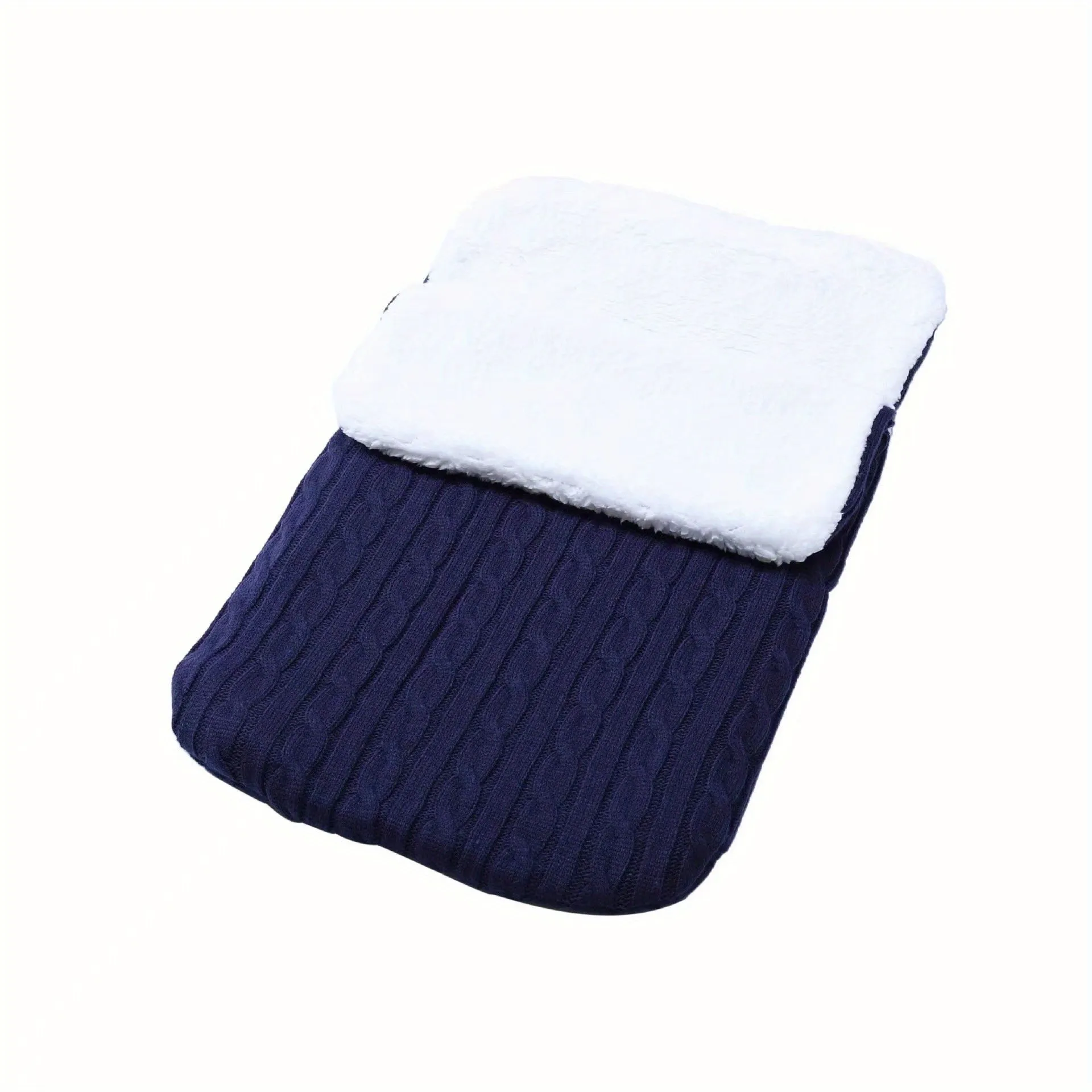 Fleece Sleeping Bag, Thick Knitted Warm Sleeping Bag, Woolen Sleeping Bag Christmas, Halloween, Thanksgiving Gift