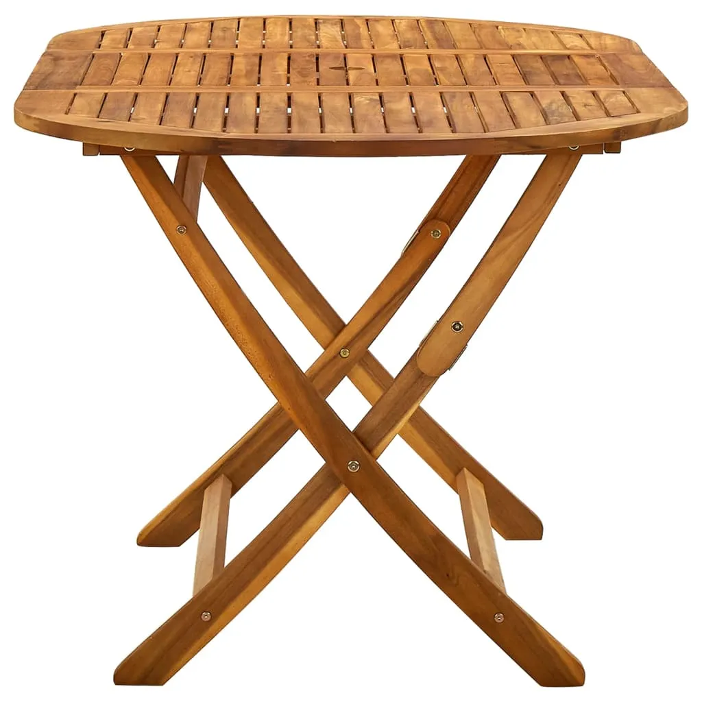 Folding Patio Table Outdoor Folding Garden Table Solid Wood Acacia