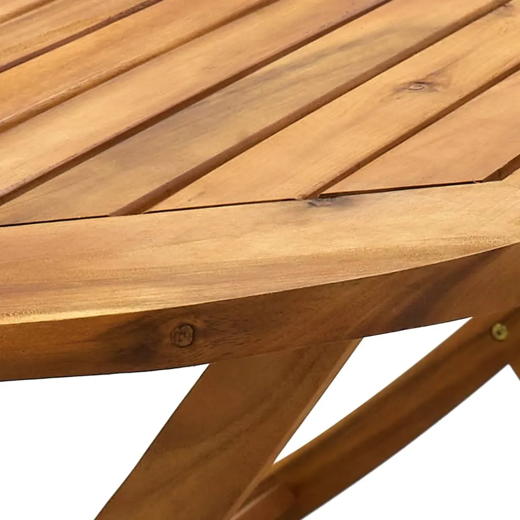 Folding Patio Table Outdoor Folding Garden Table Solid Wood Acacia