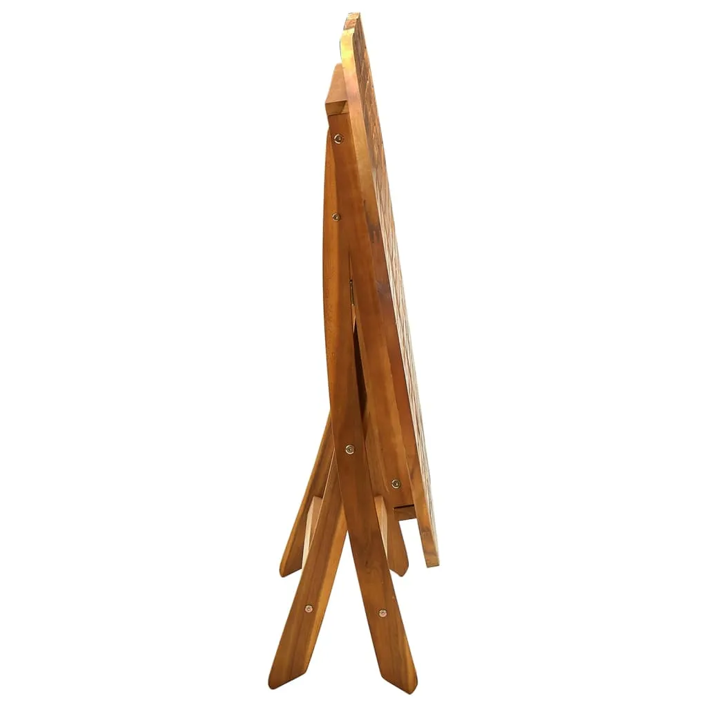 Folding Patio Table Outdoor Folding Garden Table Solid Wood Acacia