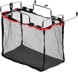 Folding Table Storage Net Portable Shelf Bag Stuff Meshes Detachable Waste Bag Rack for Picnics Outdoor Camping Barbecue