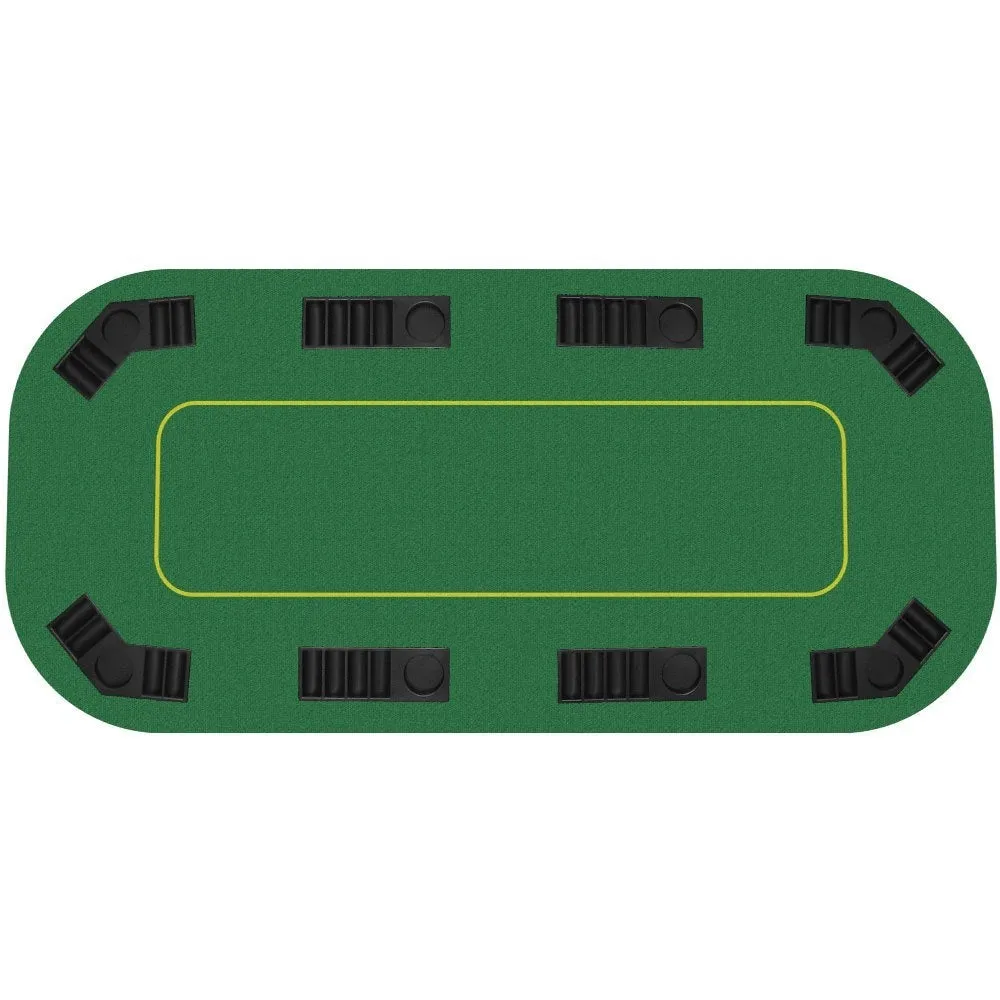 Folding Texas Holdem Folding Poker Table Top with Carrying Case